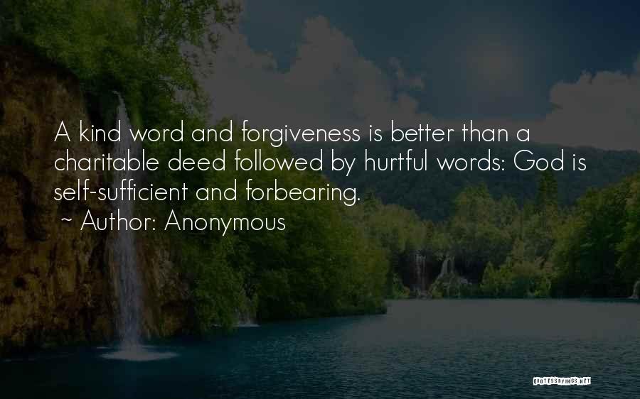 Words Are More Hurtful Quotes By Anonymous