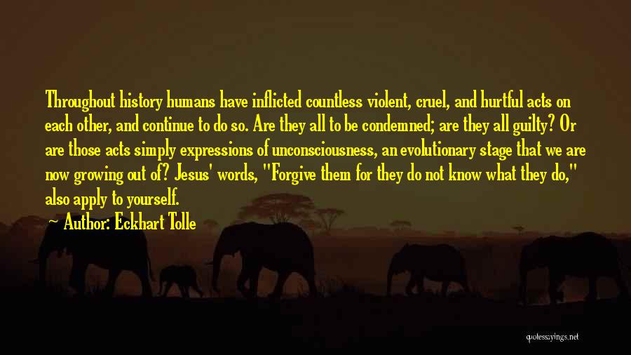 Words Are More Hurtful Quotes By Eckhart Tolle