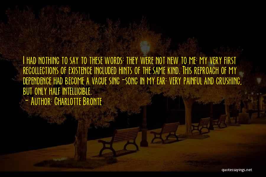 Words Are Painful Quotes By Charlotte Bronte