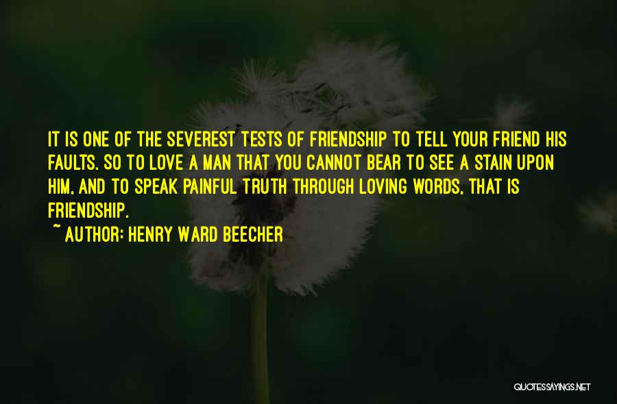 Words Are Painful Quotes By Henry Ward Beecher