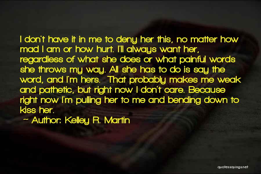 Words Are Painful Quotes By Kelley R. Martin