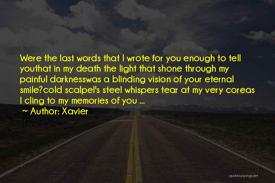 Words Are Painful Quotes By Xavier