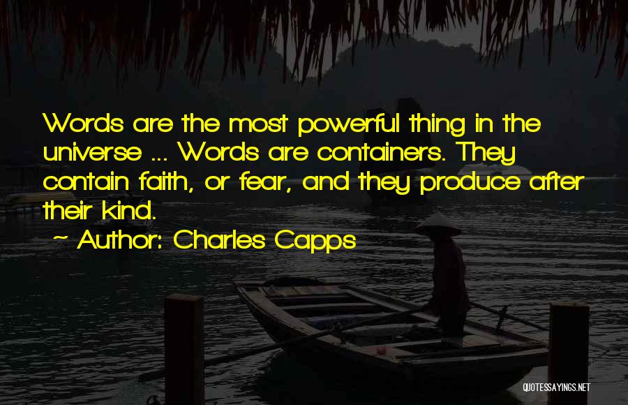 Words Are Powerful Quotes By Charles Capps