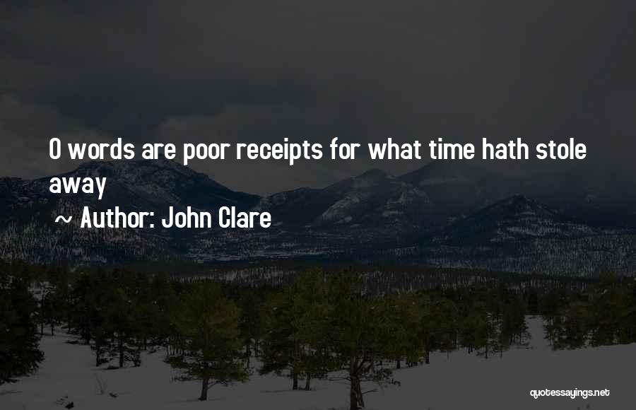 Words Are Quotes By John Clare