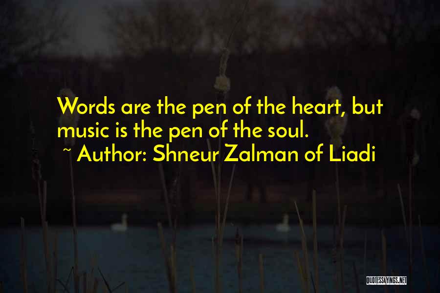 Words Are Quotes By Shneur Zalman Of Liadi