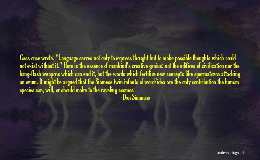 Words As Weapons Quotes By Dan Simmons