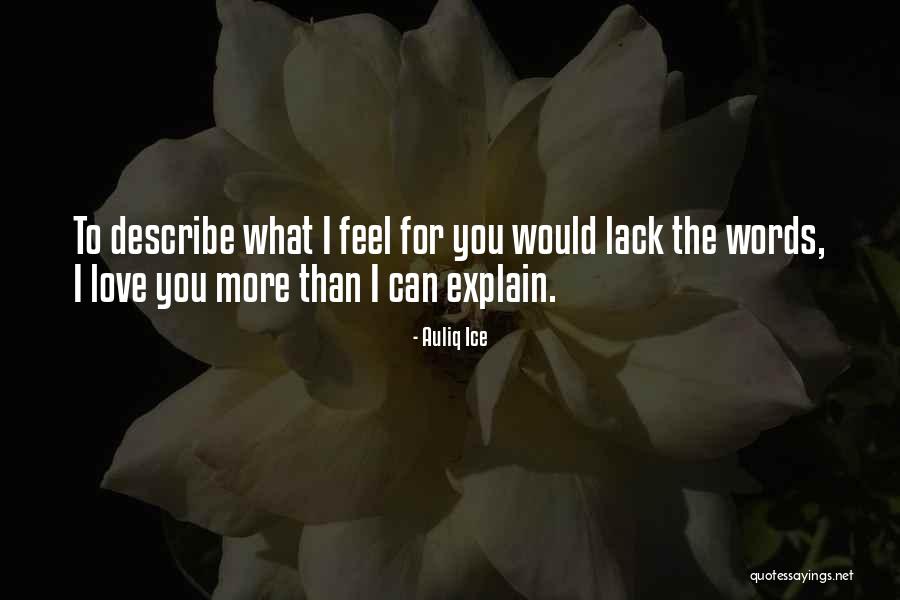 Words Can't Describe How I Feel Quotes By Auliq Ice Words Can't Describe How I Feel Quotes By Auliq Ice