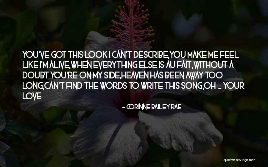 Words Can't Describe How I Feel Quotes By Corinne Bailey Rae Words Can't Describe How I Feel Quotes By Corinne Bailey Rae
