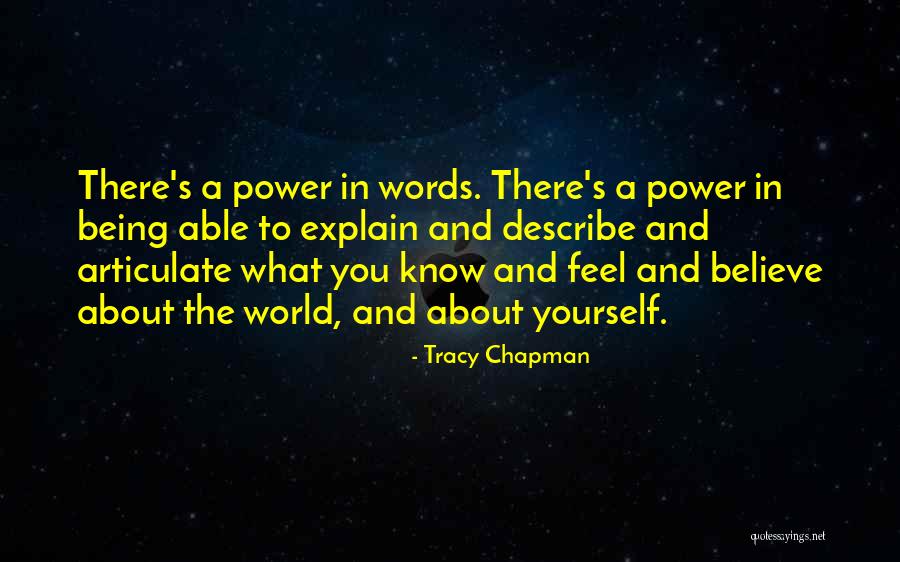 Words Can't Describe How I Feel Quotes By Tracy Chapman Words Can't Describe How I Feel Quotes By Tracy Chapman