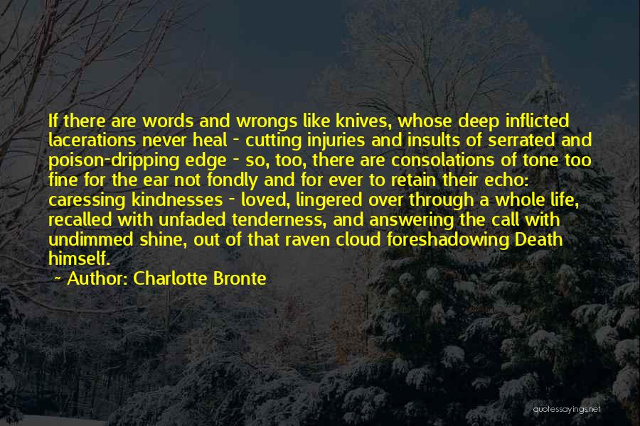 Words Cutting Deep Quotes By Charlotte Bronte