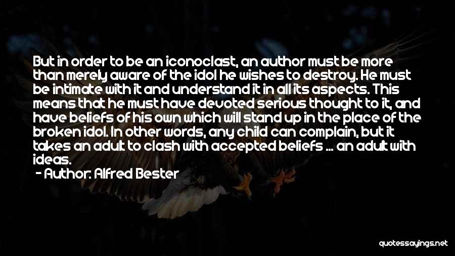 Words Destroy Quotes By Alfred Bester