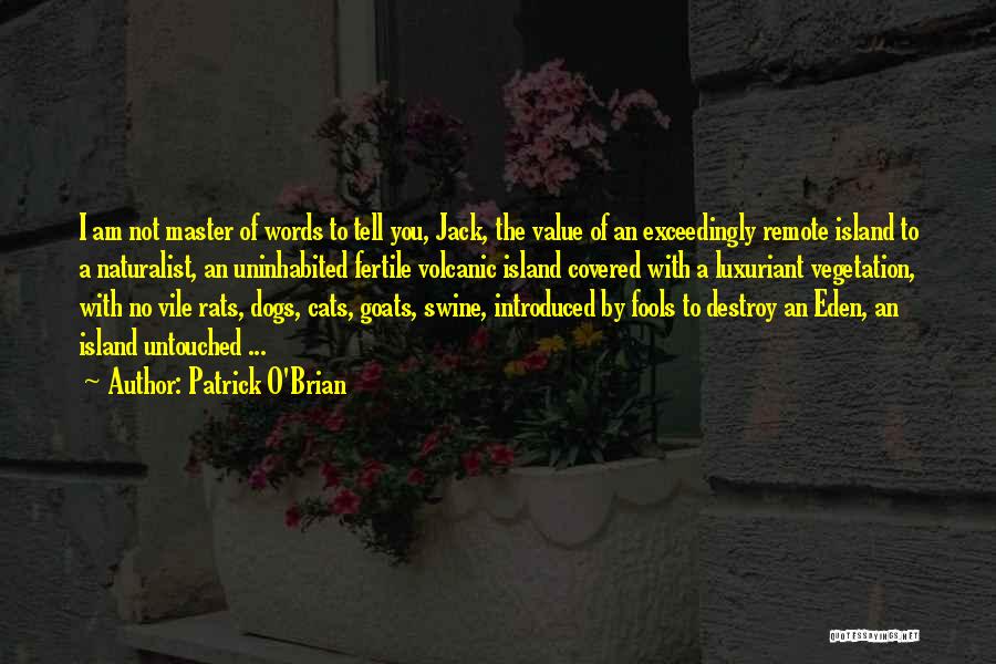 Words Destroy Quotes By Patrick O'Brian