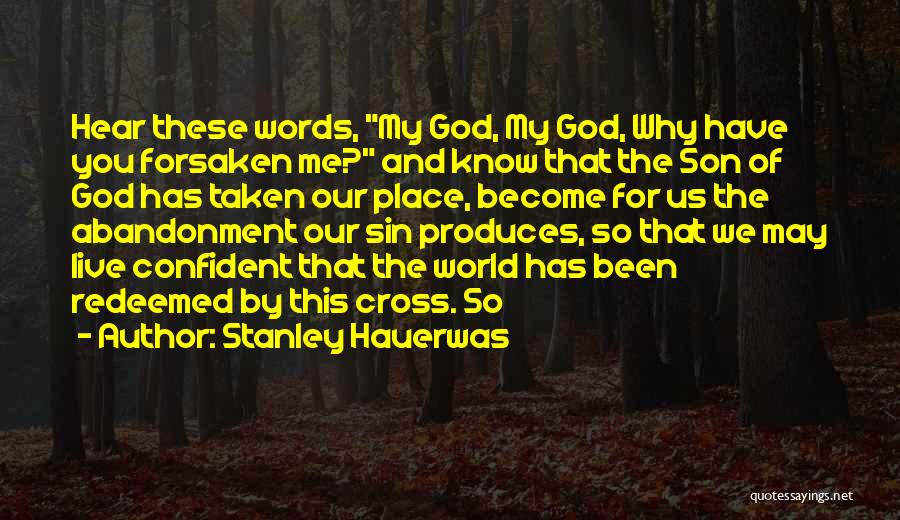 Words For My Son Quotes By Stanley Hauerwas