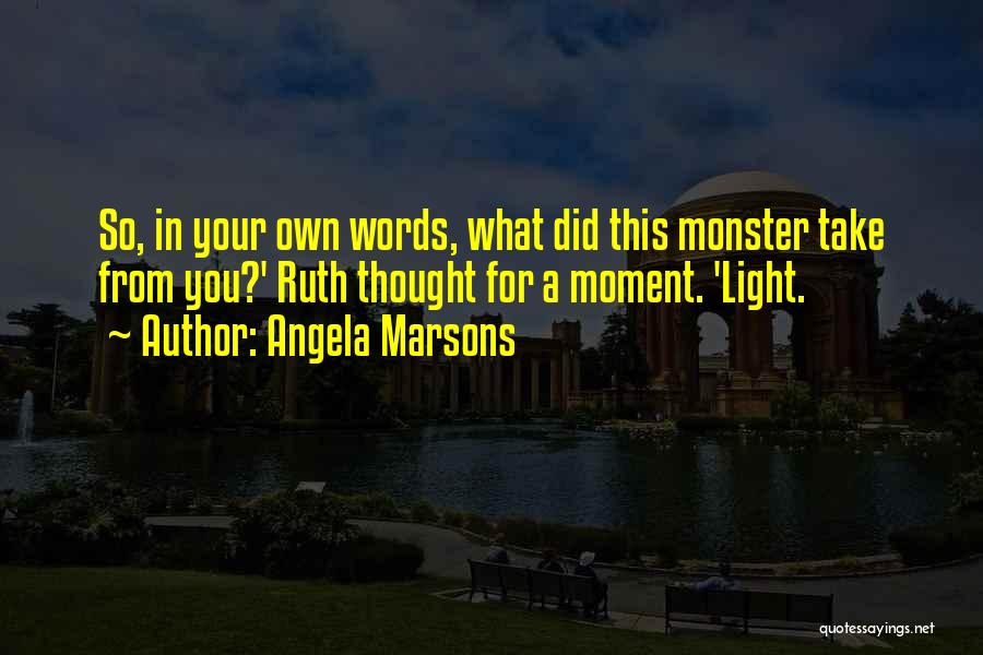 Words For Thought Quotes By Angela Marsons