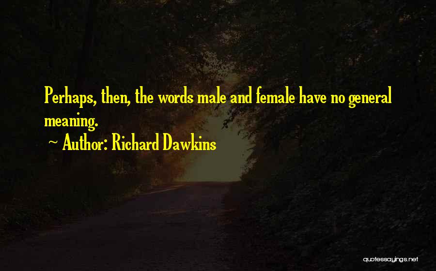 Words Have No Meaning Quotes By Richard Dawkins