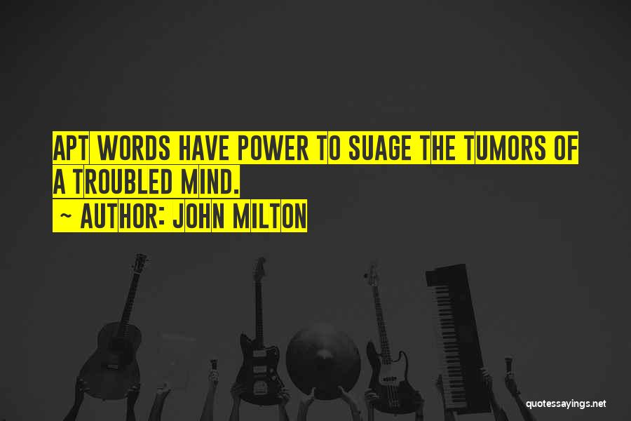 Words Have Power Quotes By John Milton