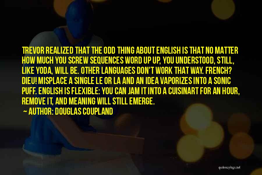 Words Having Meaning Quotes By Douglas Coupland