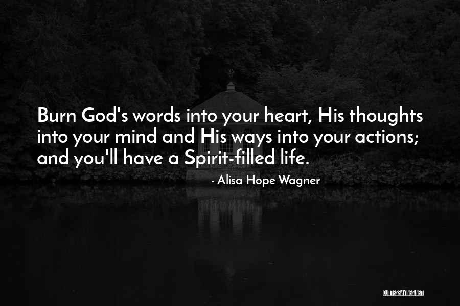 Words Into Actions Quotes By Alisa Hope Wagner