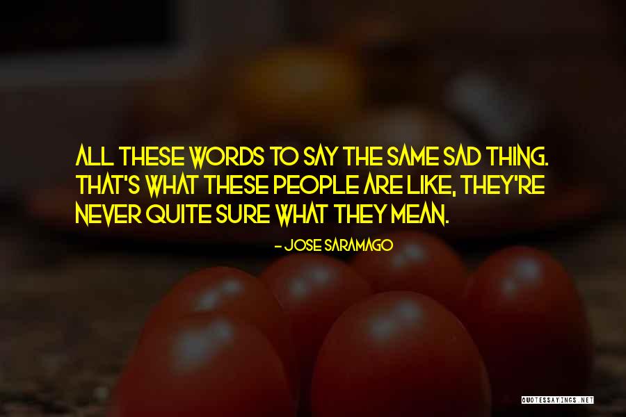 Words Like Sad Quotes By Jose Saramago Words Like Sad Quotes By Jose Saramago