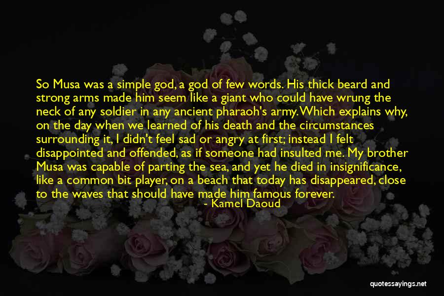 Words Like Sad Quotes By Kamel Daoud Words Like Sad Quotes By Kamel Daoud