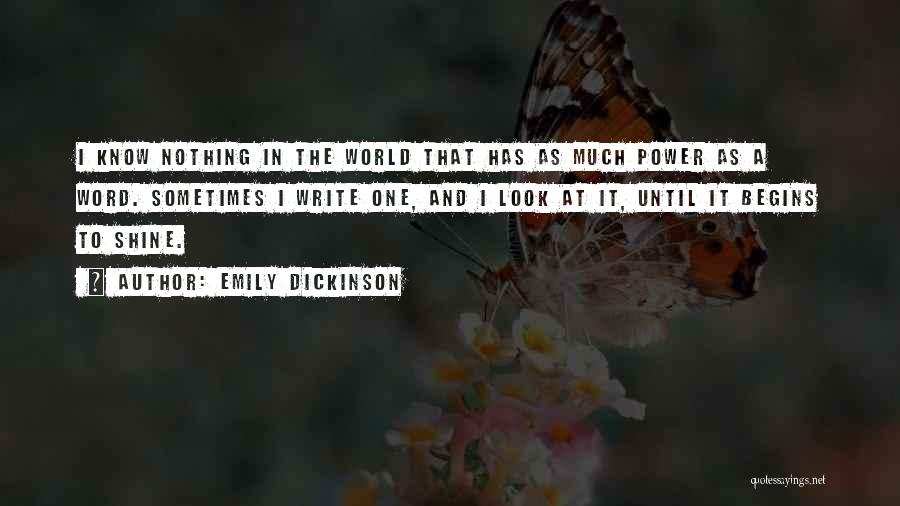 Words Meaning Nothing Quotes By Emily Dickinson