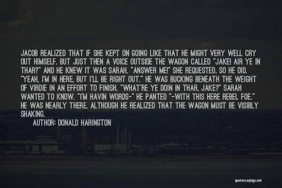 Words Not Hurting Quotes By Donald Harington