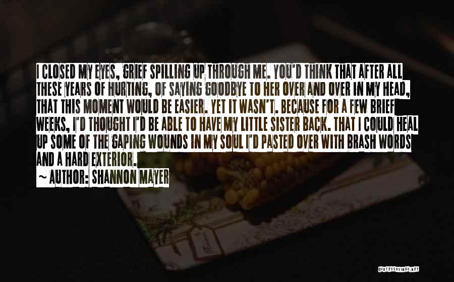 Words Not Hurting Quotes By Shannon Mayer