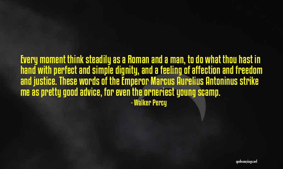 Words Of Advice Quotes By Walker Percy