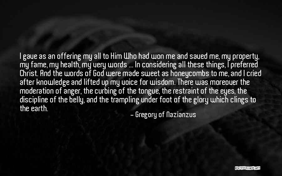Words Of Anger Quotes By Gregory Of Nazianzus Words Of Anger Quotes By Gregory Of Nazianzus