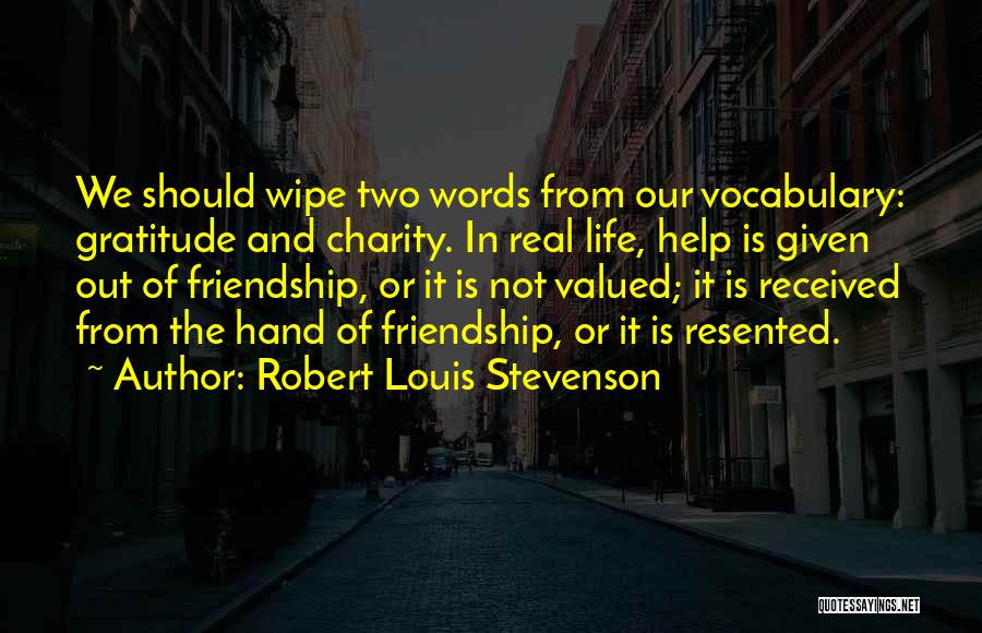 Words Of Gratitude Quotes By Robert Louis Stevenson