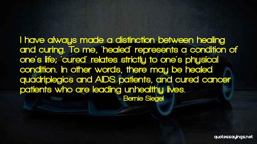 Words Of Healing Quotes By Bernie Siegel Words Of Healing Quotes By Bernie Siegel