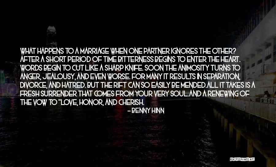 Words Of Honor Quotes By Benny Hinn