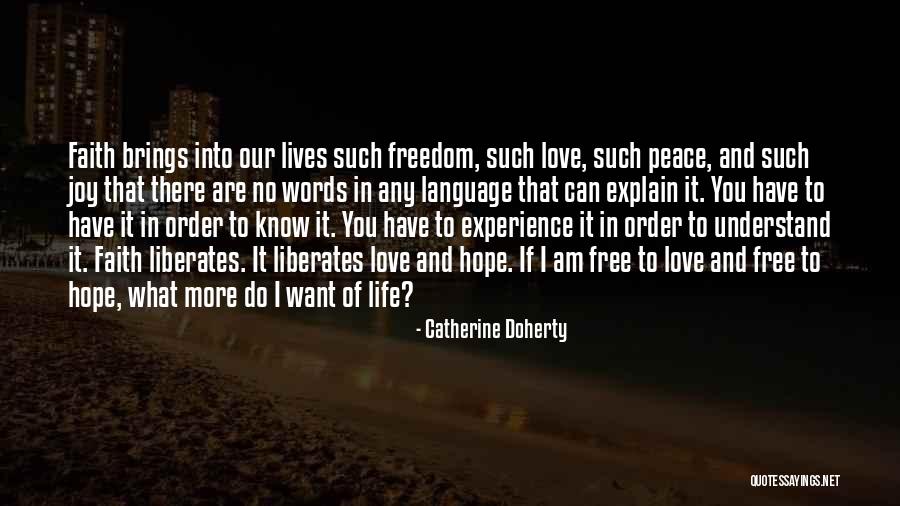 Words Of Hope And Love Quotes By Catherine Doherty