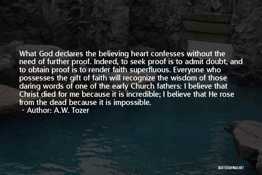 Words Of Wisdom And Inspirational Quotes By A.W. Tozer