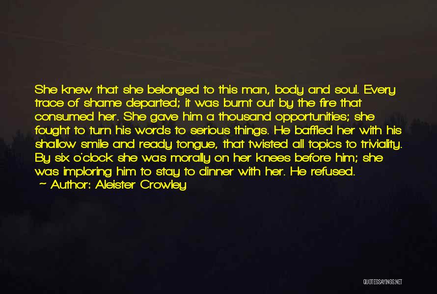 Words On Fire Quotes By Aleister Crowley
