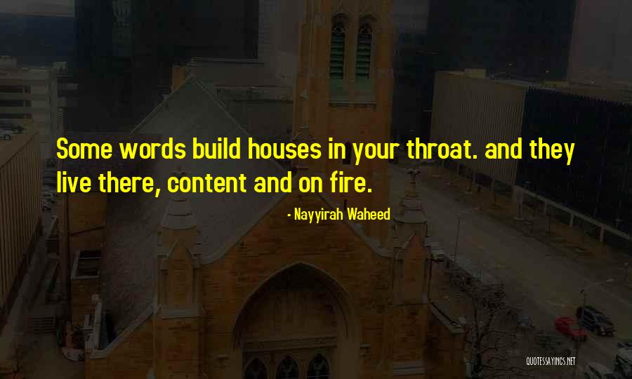 Words On Fire Quotes By Nayyirah Waheed