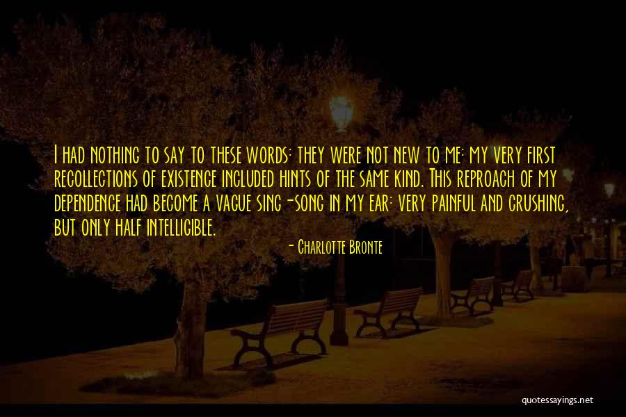 Words Painful Quotes By Charlotte Bronte Words Painful Quotes By Charlotte Bronte