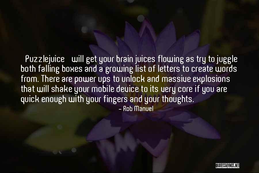 Words Power Quotes By Rob Manuel