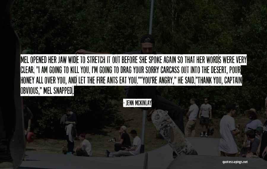 Words Said In Anger Quotes By Jenn McKinlay Words Said In Anger Quotes By Jenn McKinlay