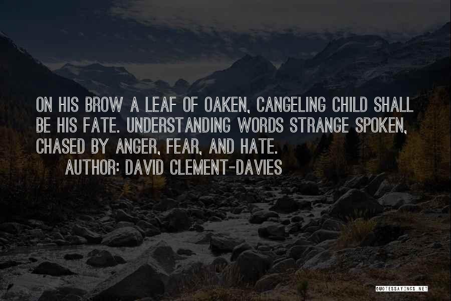 Words Spoken In Anger Quotes By David Clement-Davies
