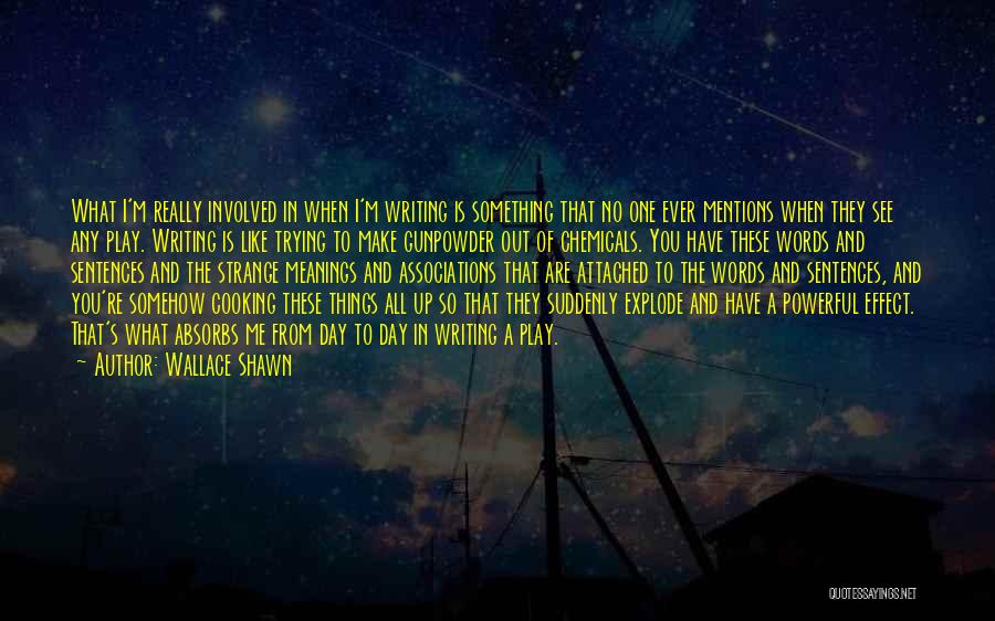 Words That Are Powerful Quotes By Wallace Shawn