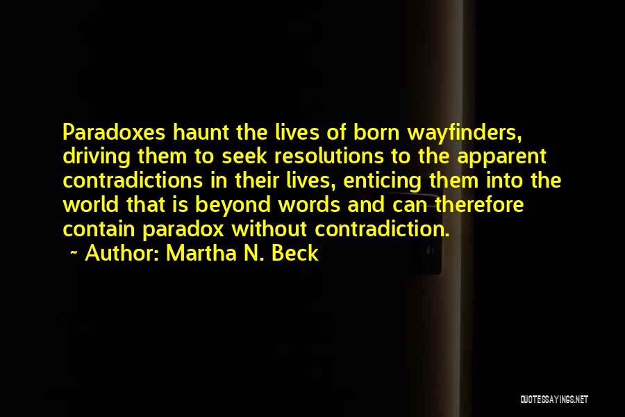 Words That Contain Quotes By Martha N. Beck