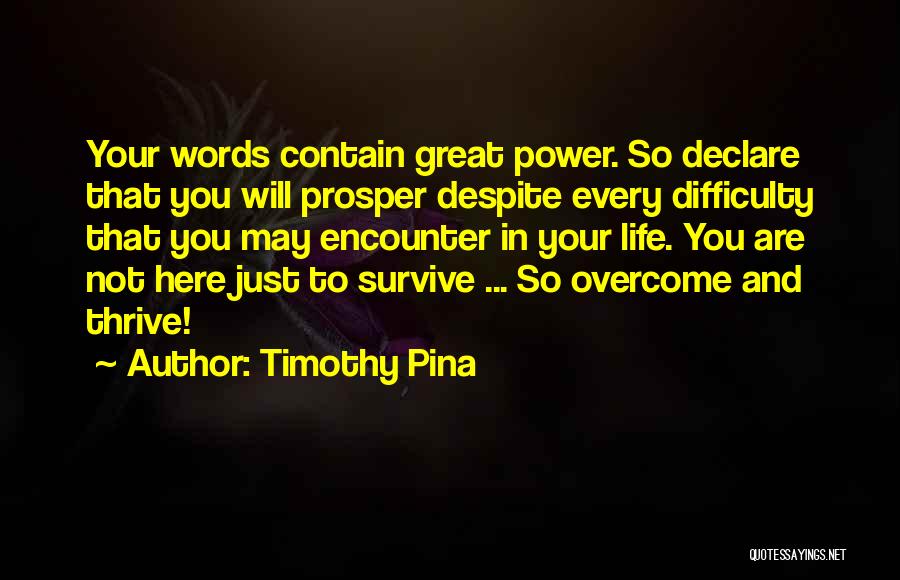 Words That Contain Quotes By Timothy Pina