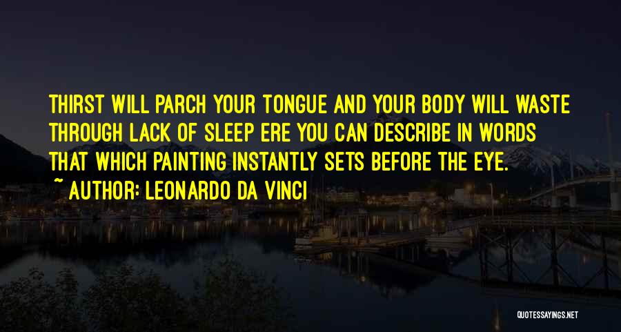 Words That Describe Quotes By Leonardo Da Vinci