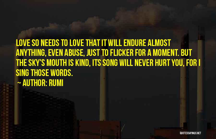 Words That Hurt Quotes By Rumi