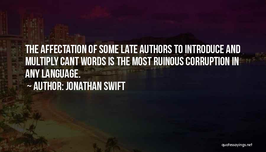 Words That Introduce Quotes By Jonathan Swift