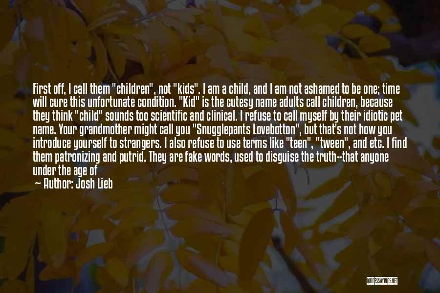 Words That Introduce Quotes By Josh Lieb