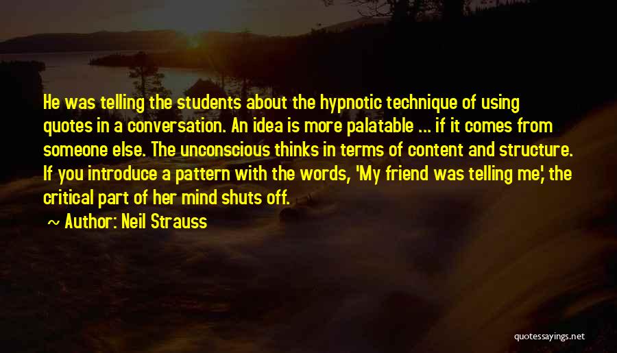 Words That Introduce Quotes By Neil Strauss