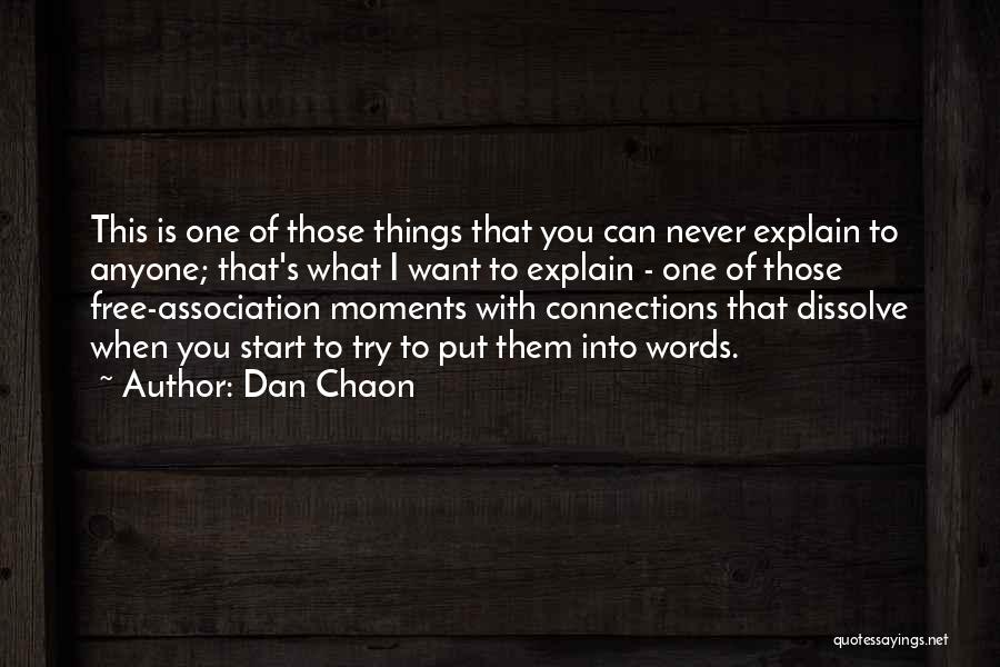 Words That Start With Quotes By Dan Chaon