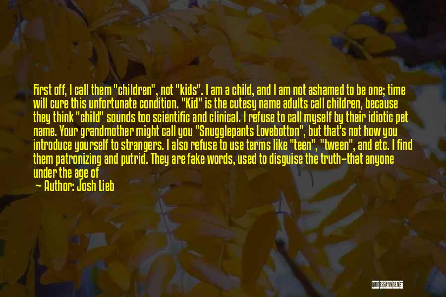 Words To Introduce Quotes By Josh Lieb